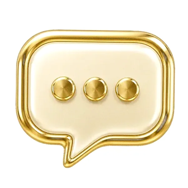 Three-dot speech bubble — Cosmo