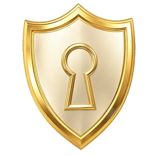 Shield with keyhole — Cosmo