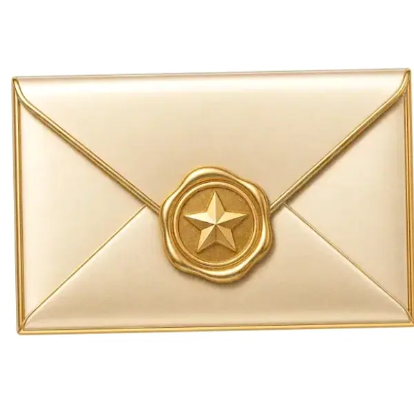 Sealed wax envelope — Cosmo