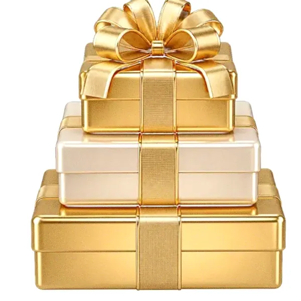 Stacked gift boxes — Cosmo