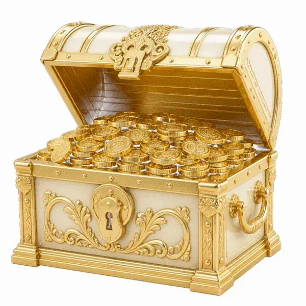 Open treasure chest — Cosmo