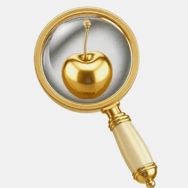 Cherry magnifying glass — Cosmo