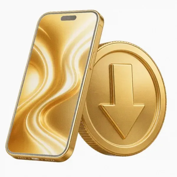 Smartphone and coin — Cosmo