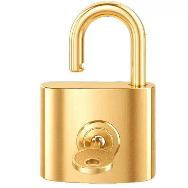 Open padlock — Cosmo