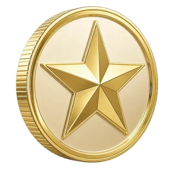 Star-emblem coin — Cosmo