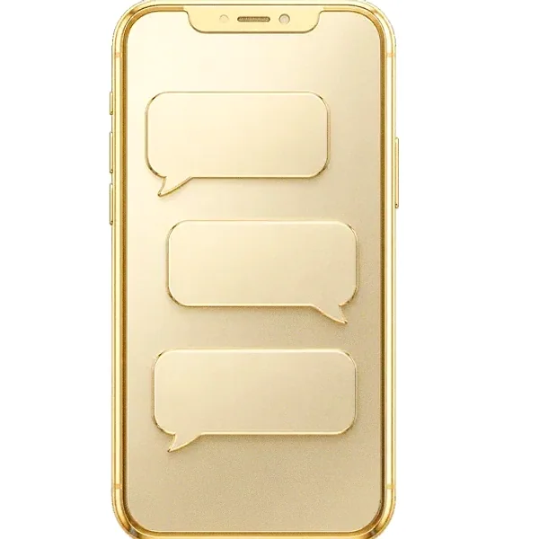 Smartphone with chat bubbles — Cosmo