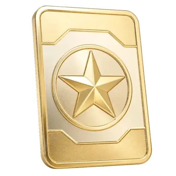 Star-emblem card — Cosmo