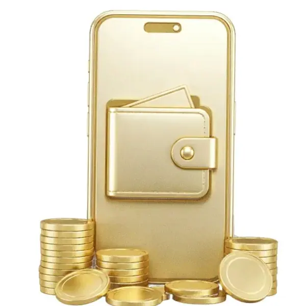 Smartphone with wallet — Cosmo