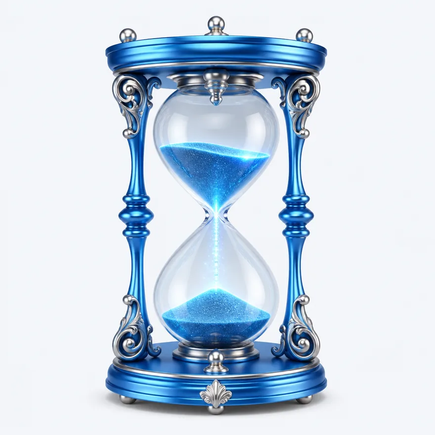 Ornate hourglass — Cosmo
