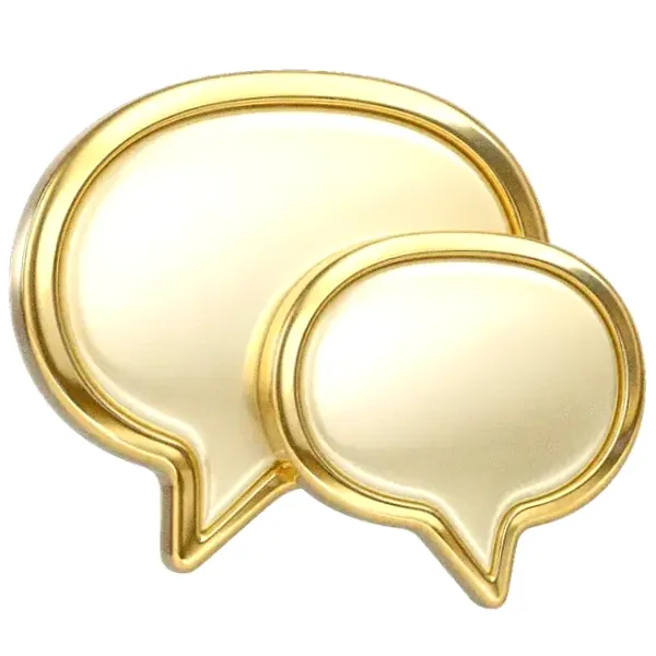 Overlapping speech bubbles — Cosmo